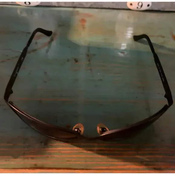 CHANEL Authentic Vintage ALL-OVER CC LOGO Micro Sunglasses Black Metal - Picture 9 of 16